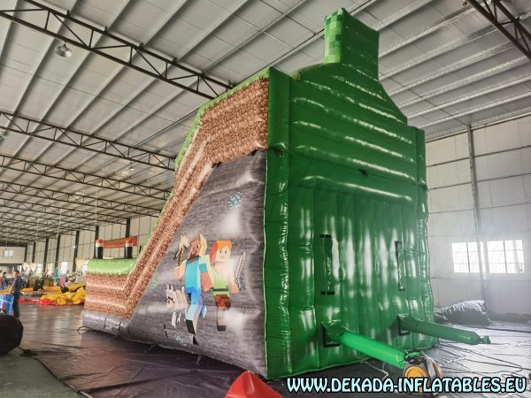 Minecraft tobogan na naduvavanje - 8m x 5m x 6.5m