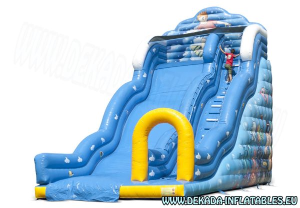 Veliki tobogan na naduvavanje Surfer - 10m x 6m x 8m